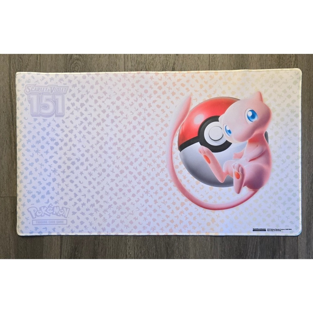 Pokemon TCG Scarlet & Violet 151‎ Mew 23.5" x 13.5" Play Mat 2023